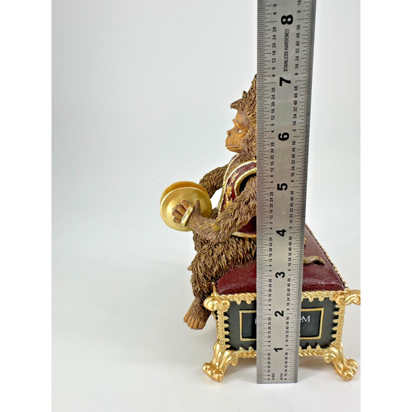 SF Music Box Phantom of Opera Animated Plays Masquerade Monkey Figurine Resin - Picture 3 of 6